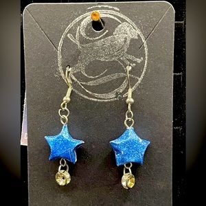 Lucky Little Star origami star earrings LLS12
